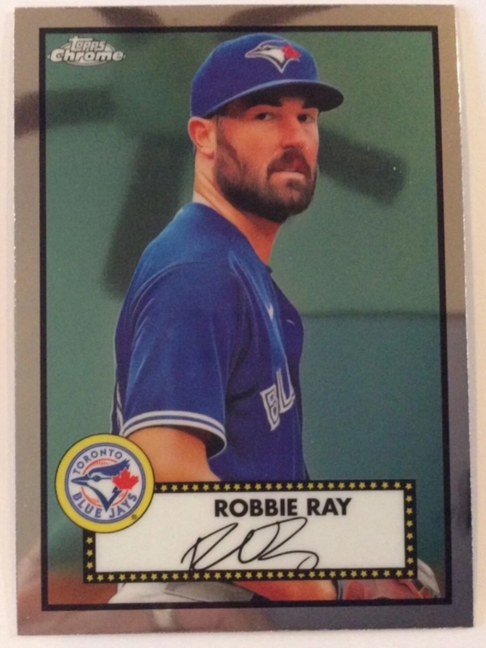Robbie Ray 2021 Topps Chrome Toronto Blue Jays Baseball Card